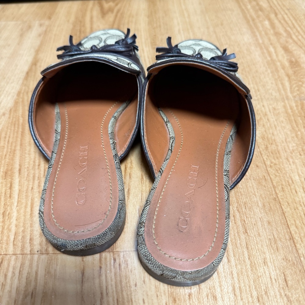 Coach signature c logo slide mule loafers - Picture 4 of 6